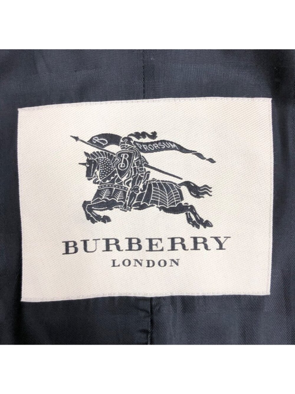 Burberry Black Wool Double-Breasted Belted Coat - Picture 5 of 7
